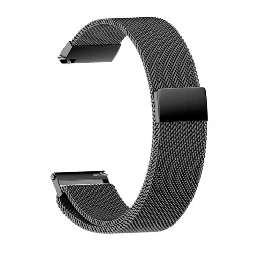 22MM Gear S3 Watch 4 -GT2 GT2E 46MM KayışKordon Metal Milano Loop-(5775) - Gold