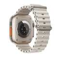 Ally Apple Watch 7-8 45mm 6-5-4 44mm Watch Ultra 49mm Marine Silikon Kayış Kordon 3-2-1 42mm-(5775) - Kırmızı