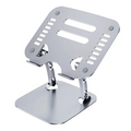 Ally  T602 Ayarlanabilir Katlanır Isı Havalandırmalı Alüminyum Laptop Standı-(5775) - Gümüş