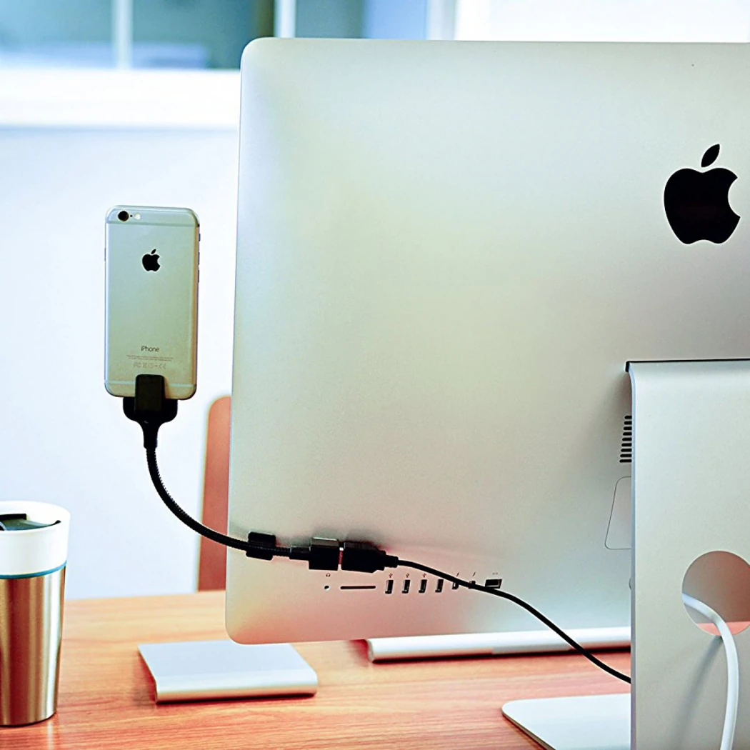 Lazy Acrobat Metal Usb Stand Android Micro Usb-(5775) - Siyah