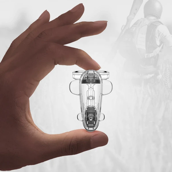 Baseus Shooting Game Pubg Oyun Ateşleyici Telefon Tablet 2adet Set-(5775) - Şeffaf 2