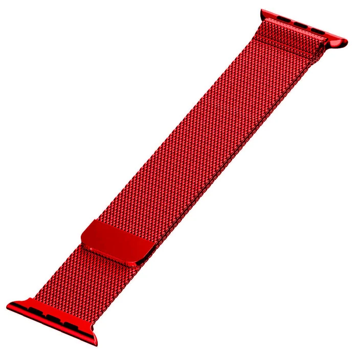 Ally Apple Watch 7-8 45mm 6-5-4 44mm Kayış Kordon Metal Milano Loop 3-2-1 42mm-(5775) - Bronz