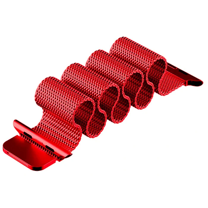 Ally Apple Watch 7-8 45mm 6-5-4 44mm Kayış Kordon Metal Milano Loop 3-2-1 42mm-(5775) - Bronz