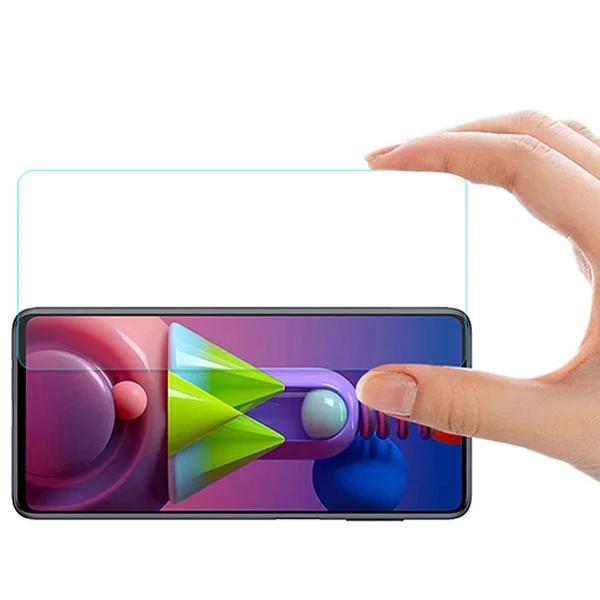 ALLY Sm Galaxy M51 Tempered Kırılmaz Cam Ekran Koruyucu-(5775) - Şeffaf 2