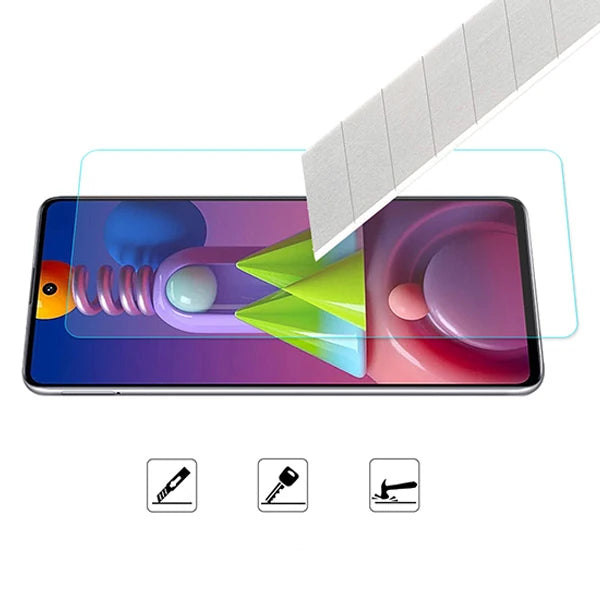 ALLY Sm Galaxy M51 Tempered Kırılmaz Cam Ekran Koruyucu-(5775) - Şeffaf 2
