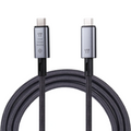 Ally USB 3.2 100W Type-C to Type-C 8K Görüntü-Data ve Ultra Hızlı Şarj Kablosu 1 Metre-(5775) - Siyah