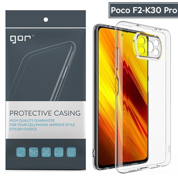 GOR Xiaomi Poco X3  Şeffaf Kamera Korumalı Ultra Slim Tpu Kılıf-(5775) - Şeffaf 2