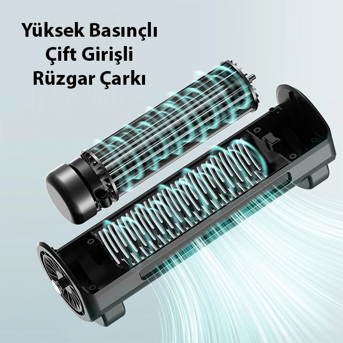 Ally CF01 Ayarlanabilir Araç ve Oyuncu Koltuğu için Havalandırma Soğutma Fanı - USB-(5775) - Siyah