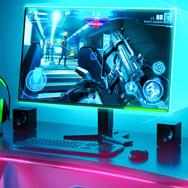 BASEUS Game Light RGB 5050 Esnek Oyuncu Pc LED Şerit Işık 5W15 m-(5775) - Siyah