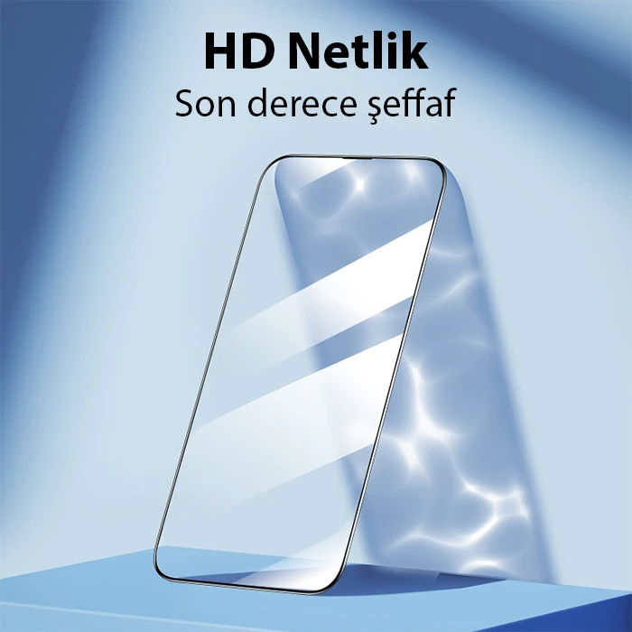Ally iPhone 14 Pro Full Hd Kırılmaz Cam Ekran Koruyucu-(5775) - Şeffaf 2