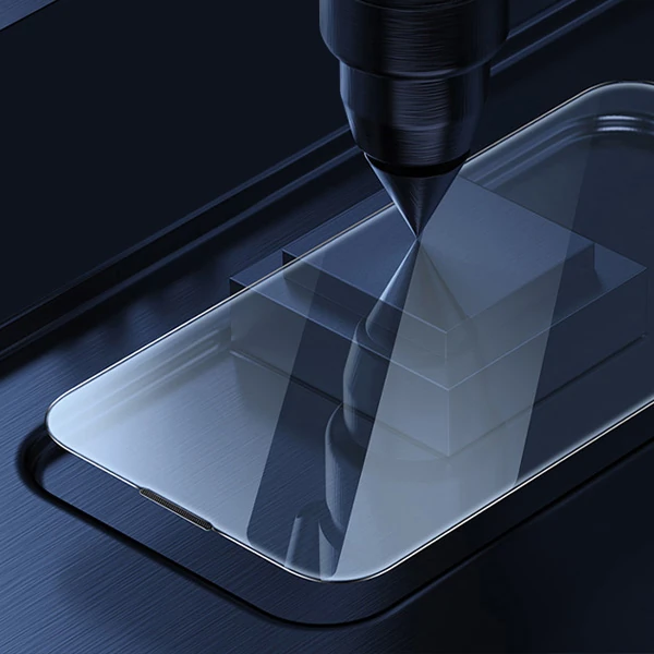 Baseus Crystal 0.3mm iPhone 12 Pro Max Tempered Ekran Koruyucu 2 Adet Set-(5775) - Şeffaf 2