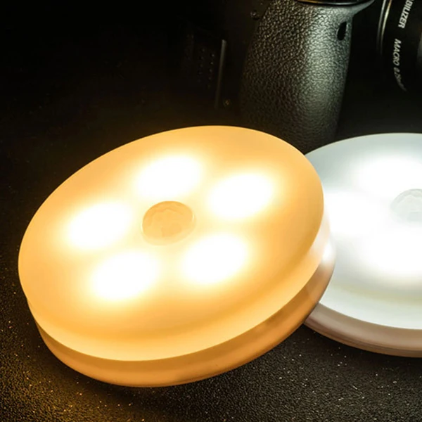 ALLY Akıllı Led Sensorlu Otomatik Usb Şarj Edilebilir Gece Lambası Led-(5775) - Beyaz