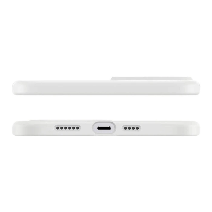 Baseus Liquid iPhone 13 Pro Max Kılıf Kamera Korumalı İçi Kadife Silikon Kılıf-(5775) - Mavi