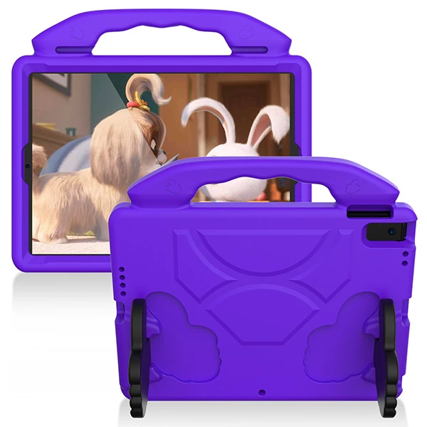 Ally İPAD 7.10.2 PRO 10.5 Kılıf Eva Çocuk Shockproof Standlı Taşınabilir-(5775) - Siyah