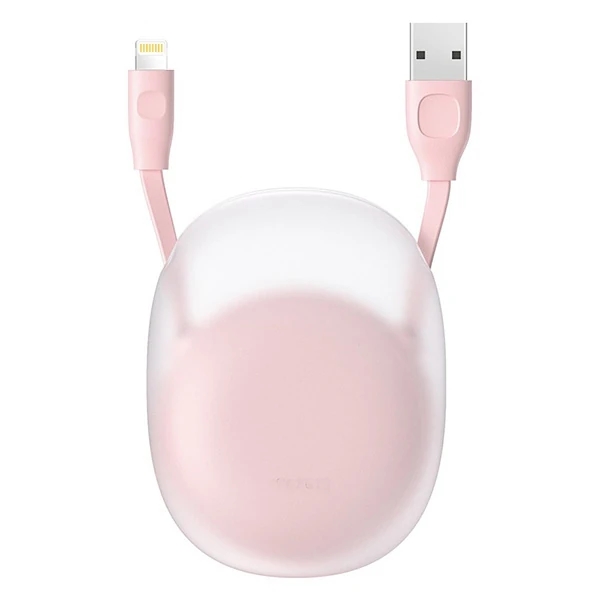 BASEUS Let''s Go İPhone 12-1111 Pro SE 2020 XR XS 8-7 Usb Kablo 1Metre-(5775) - Pembe