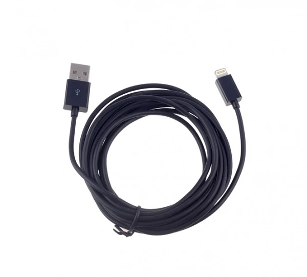 İPhone 11-12-13-14 Usb Data Şarj Kablosu 3metre-(5775) - Siyah