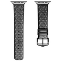 Dux Ducis Apple Watch 38/40/41MM için Enland Serisi Premium Deri Kayış Kordon-(5775) - Siyah