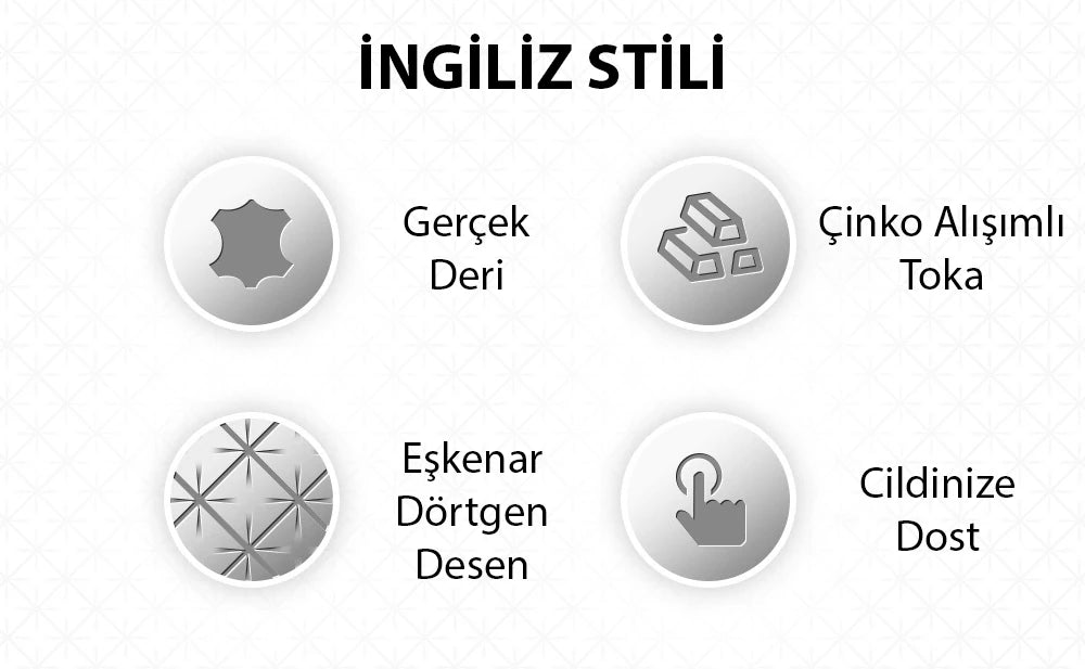 Dux Ducis Apple Watch 38/40/41MM için Enland Serisi Premium Deri Kayış Kordon-(5775) - Siyah