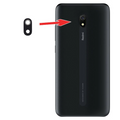 Xiaomi Redmi 8A Arka Kamera Camı Lens-(5775) - Siyah