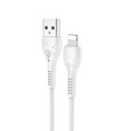 HOCO X37  İPhone 14-13-12-11  Lightning Şarj ve Data Kablosu 1M 2.4A-(5775) - Beyaz