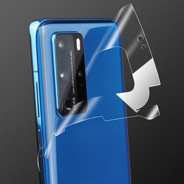 Huawei P30 Pro Hidrojel Hayalet Arka Tam Kaplama Film-(5775) - Şeffaf 2
