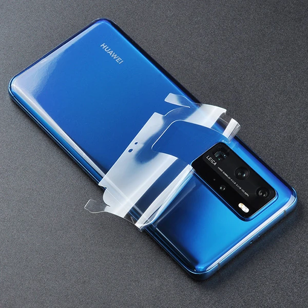 Huawei P30 Pro Hidrojel Hayalet Arka Tam Kaplama Film-(5775) - Şeffaf 2
