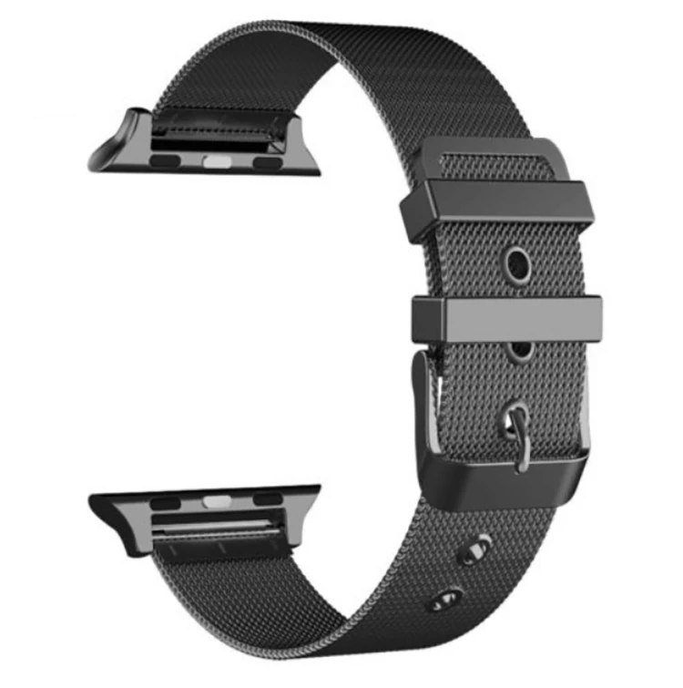 Ally Apple Watch 7-8 45mm 6-5-4 44mm Watch Ultra 49mm Kayış Kordon Çelik Klasik Toka 3-2-1 42mm-(5775) - Gümüş