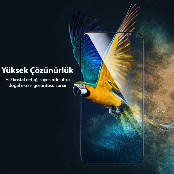 Baseus iPhone 13 Pro Max 0.3mm Full Çerçeve Cam Ekran Koruyucu 2 Adet Set-(5775) - Siyah