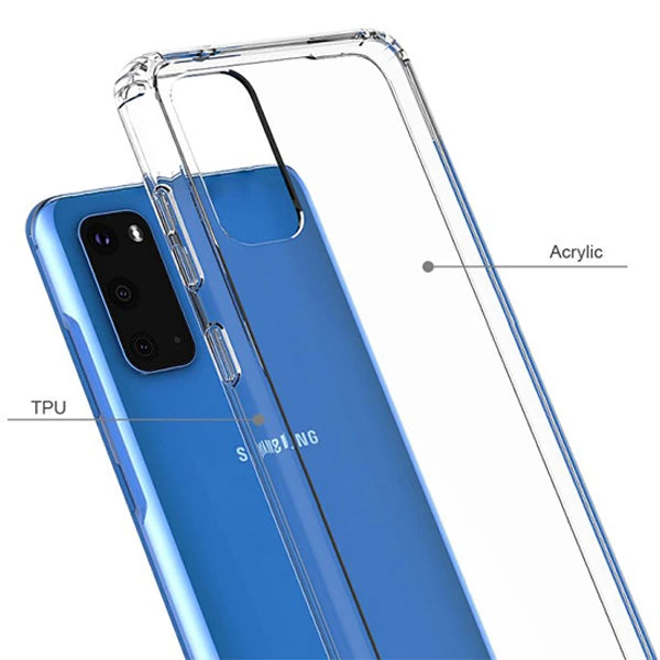 Ally Samsung Galaxy S20 Anti-Drop Darbe Emici Silikon Kılıf-(5775) - Şeffaf 2