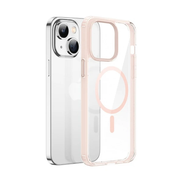 Dux Ducis Clin Mag Series iPhone 14 Plus 6.7 Magsafe Uyumlu Manyetik Silikon Kılıf-(5775) - Gri