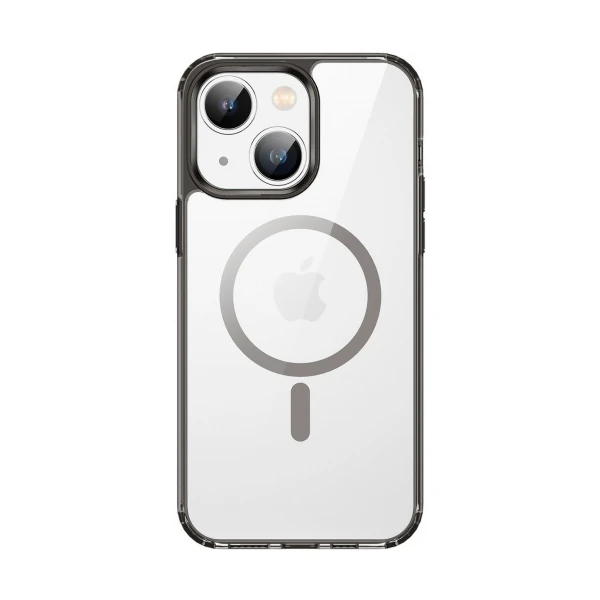 Dux Ducis Clin Mag Series iPhone 14 Plus 6.7 Magsafe Uyumlu Manyetik Silikon Kılıf-(5775) - Gri
