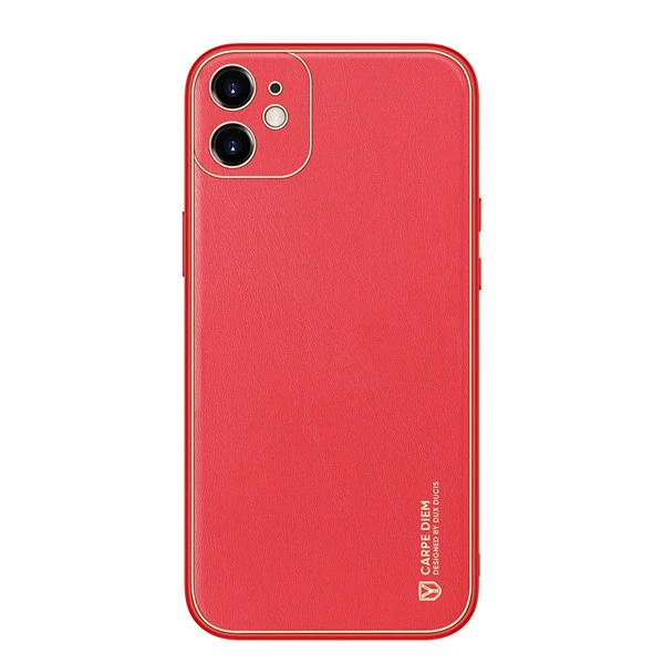 Dux Ducis iPhone 12 6.1 Kılıf Yolo Series Premium Arka Koruma Kılıf-(5775) - Kırmızı