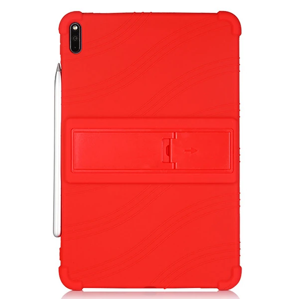 ALLY Huawei MatePad Pro 10.8 İnç Standlı Silikon Kılıf-(5775) - Mavi