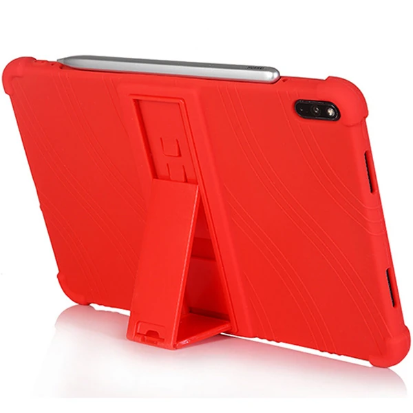 ALLY Huawei MatePad Pro 10.8 İnç Standlı Silikon Kılıf-(5775) - Mavi