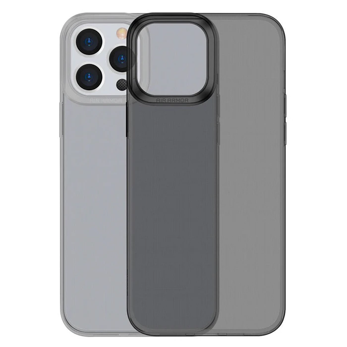Baseus Simple Case iPhone 13 Pro Max İnce Silikon Şeffaf Kılıf-(5775) - Şeffaf 2