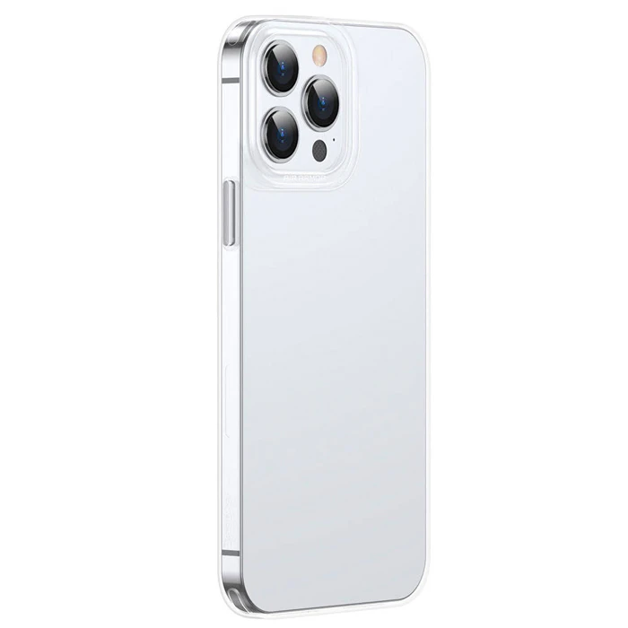 Baseus Simple Case iPhone 13 Pro Max İnce Silikon Şeffaf Kılıf-(5775) - Şeffaf 2