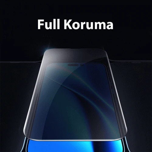 Baseus Crystal iPhone 15 Privacy Full Koruma Tempered Cam Ekran Koruyucu-(5775) - Şeffaf 2