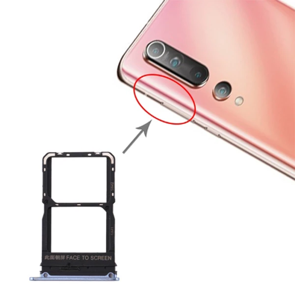 Xiaomi Mi 10 Sim Kart Kapağı Tutucu Sim Yuvası-(5775) - Gold