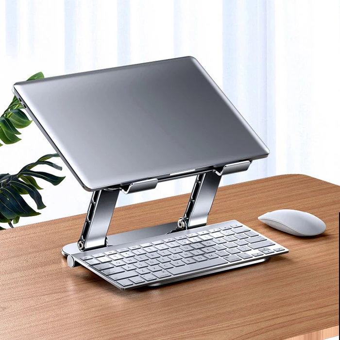 ALLY MC LS515 Yükseklik Ayarlı Dizüstü Laptop Notebook Standı-(5775) - Gümüş