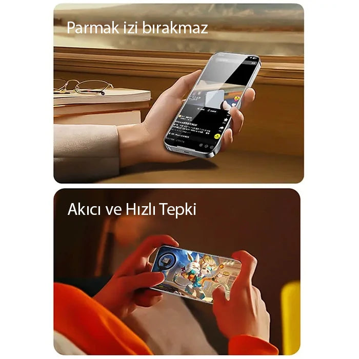 Baseus iPhone 15 Plus HD Tempered Full Koruma Cam Ekran Koruyucu-(5775) - Şeffaf 2