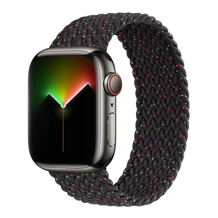 Ally Apple Watch 7-8 45mm 6-5-4 44mm Watch Ultra 49mm Single loop Plastik Kayış Kordon 3-2-1 42mm-(5775) - Haki
