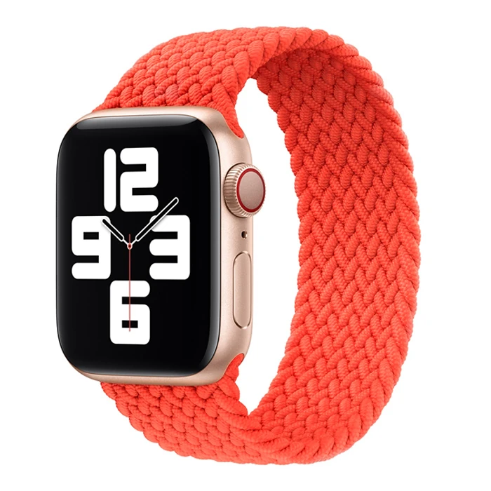 Ally Apple Watch 7-8 45mm 6-5-4 44mm Watch Ultra 49mm Single loop Plastik Kayış Kordon 3-2-1 42mm-(5775) - Gökkuşağı