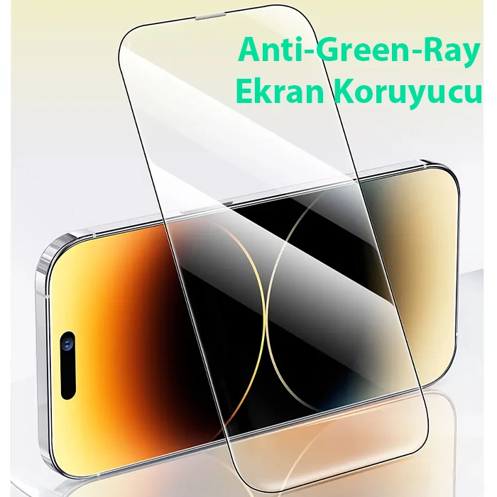 Baseus Corning iPhone 15 Full Koruma Eye-Protection Tempered Cam Ekran Koruyucu-(5775) - Şeffaf 2