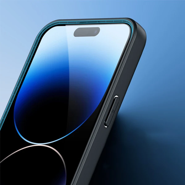 Dux Ducis iPhone 14 PRO Max Aimo Series MagSafe Premium Buzlu Sert PC-TPU Kılıf-(5775) - Siyah