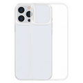 Baseus Simple Case iPhone 13 Pro İnce Silikon Şeffaf Kılıf-(5775) - Şeffaf 2