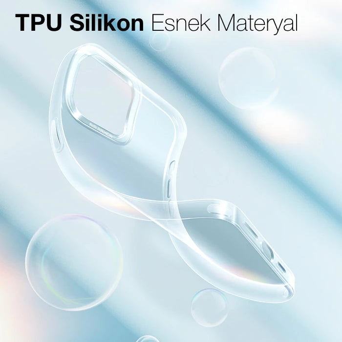 Baseus Simple Case iPhone 13 Pro İnce Silikon Şeffaf Kılıf-(5775) - Şeffaf 2