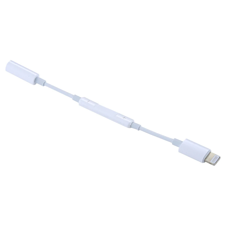 Ally Mh020 İPhone 14-13-12-11 Lighting 3.5mm Kulaklık Jakı Adaptörü-(5775) - Beyaz