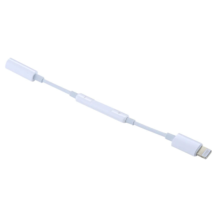 Ally Mh020 İPhone 14-13-12-11 Lighting 3.5mm Kulaklık Jakı Adaptörü-(5775) - Beyaz