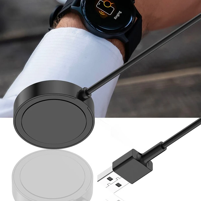 ALLY Haylou LS04 RS3 USB Manyetik Akıllı Saat Şarj Kablosu-(5775) - Siyah