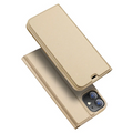 DUX DUCİS İPhone 12 Mini Kılıf Kapaklı Flip Cover Kılıf Skin Pro Series Kılıf-(5775) - Siyah